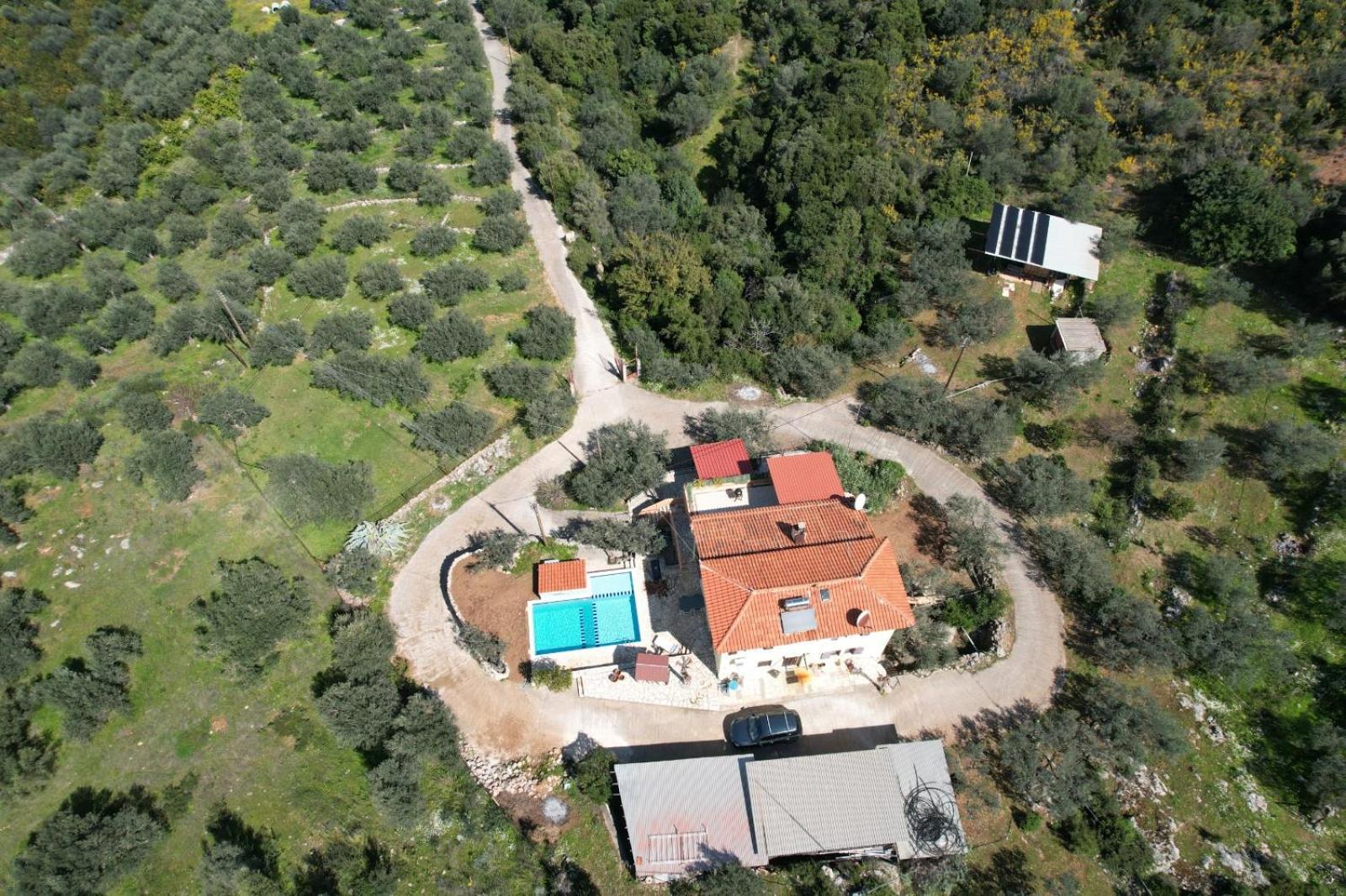 Orange Apartments Epano Epidhavros Bagian luar foto